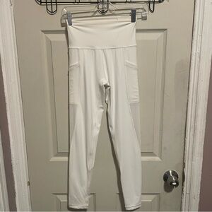 Small White Aerie Offline Leggings